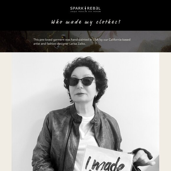 Vintage Hill & Archer Black Jacket – Hand-Painted Shiro Tora Tiger Art (M) - Picture 10 of 11